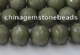 CCN2026 15 inches 12mm faceted round candy jade beads wholesale