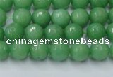 CCN2030 15 inches 6mm faceted round candy jade beads wholesale