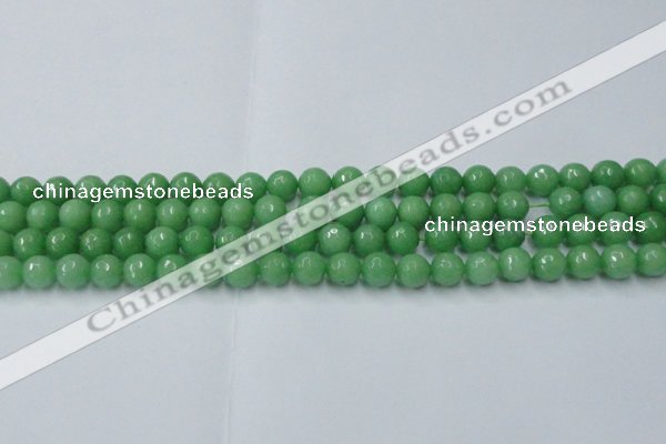 CCN2031 15 inches 8mm faceted round candy jade beads wholesale