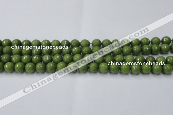 CCN2039 15 inches 10mm faceted round candy jade beads wholesale