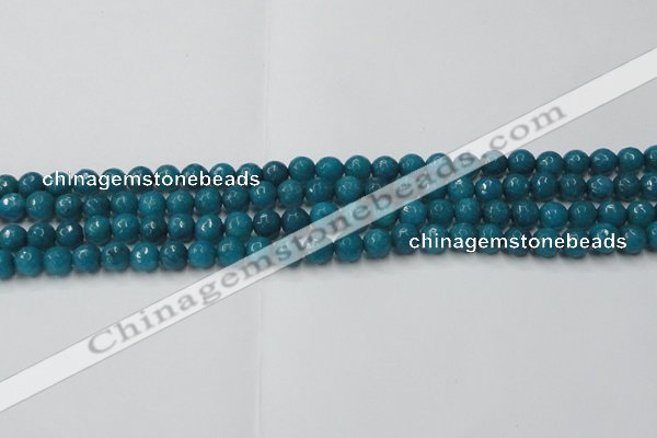 CCN2043 15 inches 4mm faceted round candy jade beads wholesale