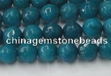 CCN2044 15 inches 6mm faceted round candy jade beads wholesale