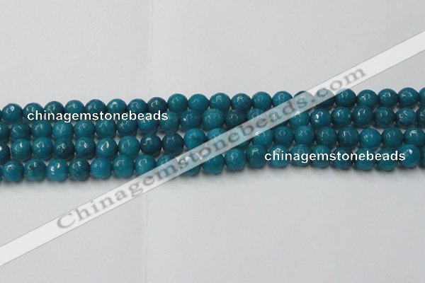 CCN2045 15 inches 8mm faceted round candy jade beads wholesale