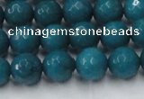 CCN2046 15 inches 10mm faceted round candy jade beads wholesale