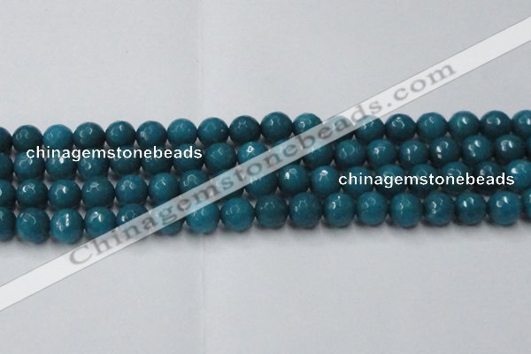 CCN2047 15 inches 12mm faceted round candy jade beads wholesale