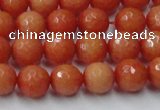 CCN2052 15 inches 8mm faceted round candy jade beads wholesale