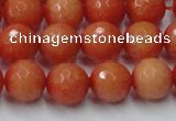 CCN2054 15 inches 12mm faceted round candy jade beads wholesale