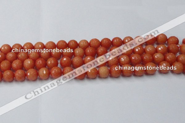 CCN2054 15 inches 12mm faceted round candy jade beads wholesale