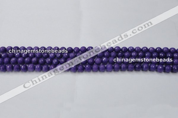 CCN2057 15 inches 4mm faceted round candy jade beads wholesale