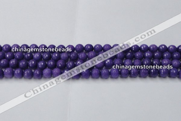 CCN2060 15 inches 10mm faceted round candy jade beads wholesale