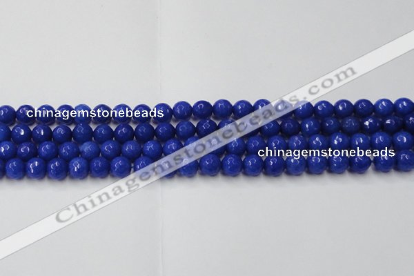 CCN2066 15 inches 8mm faceted round candy jade beads wholesale