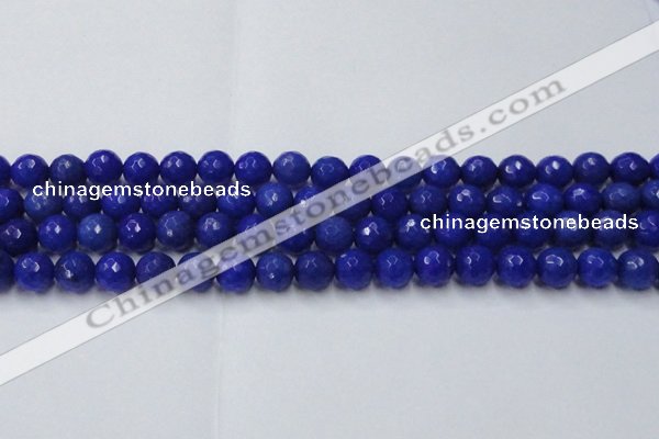 CCN2068 15 inches 12mm faceted round candy jade beads wholesale