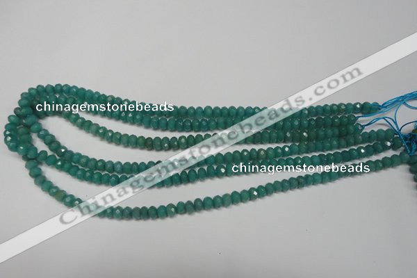 CCN2100 15.5 inches 4*6mm faceted rondelle candy jade beads