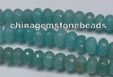 CCN2101 15.5 inches 5*8mm faceted rondelle candy jade beads