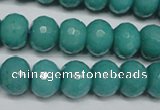 CCN2103 15.5 inches 8*12mm faceted rondelle candy jade beads