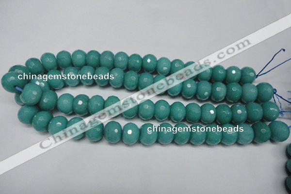 CCN2104 15.5 inches 10*14mm faceted rondelle candy jade beads