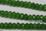 CCN2106 15.5 inches 4*6mm faceted rondelle candy jade beads