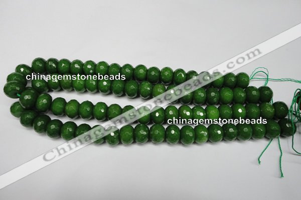 CCN2108 15.5 inches 6*10mm faceted rondelle candy jade beads