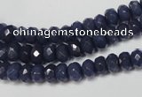 CCN2112 15.5 inches 4*6mm faceted rondelle candy jade beads