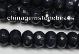 CCN2115 15.5 inches 8*12mm faceted rondelle candy jade beads