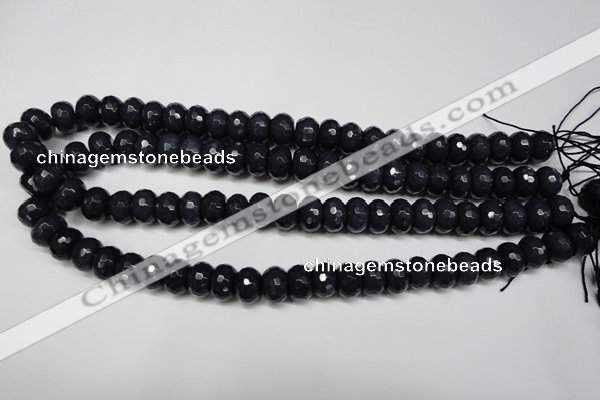 CCN2115 15.5 inches 8*12mm faceted rondelle candy jade beads