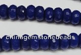 CCN2120 15.5 inches 6*10mm faceted rondelle candy jade beads