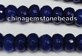 CCN2121 15.5 inches 8*12mm faceted rondelle candy jade beads