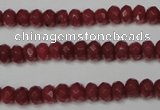 CCN2125 15.5 inches 4*6mm faceted rondelle candy jade beads