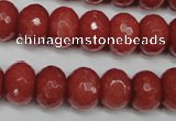 CCN2130 15.5 inches 12*16mm faceted rondelle candy jade beads