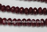 CCN2133 15.5 inches 5*8mm faceted rondelle candy jade beads