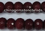 CCN2137 15.5 inches 12*16mm faceted rondelle candy jade beads