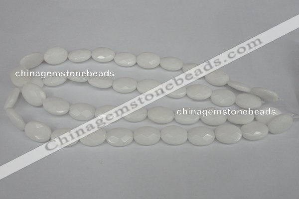 CCN2200 15.5 inches 13*18mm faceted oval candy jade beads