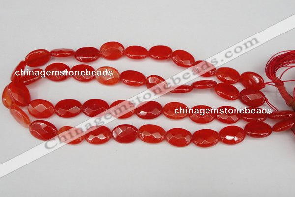 CCN2204 15.5 inches 13*18mm faceted oval candy jade beads