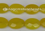 CCN2208 15.5 inches 13*18mm faceted oval candy jade beads