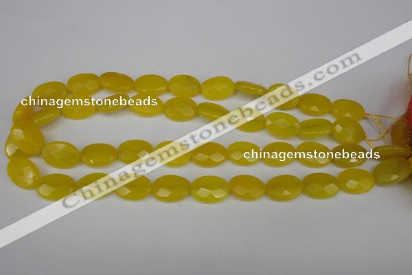 CCN2208 15.5 inches 13*18mm faceted oval candy jade beads