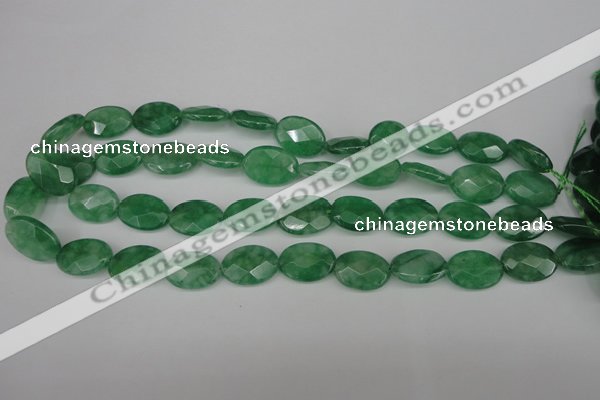 CCN2209 15.5 inches 13*18mm faceted oval candy jade beads