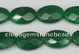 CCN2210 15.5 inches 13*18mm faceted oval candy jade beads