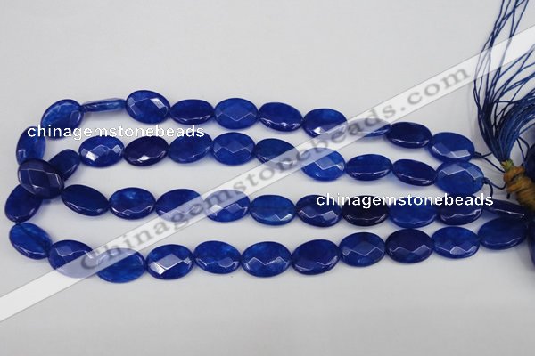 CCN2213 15.5 inches 13*18mm faceted oval candy jade beads