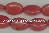 CCN2222 15.5 inches 13*18mm oval candy jade beads wholesale