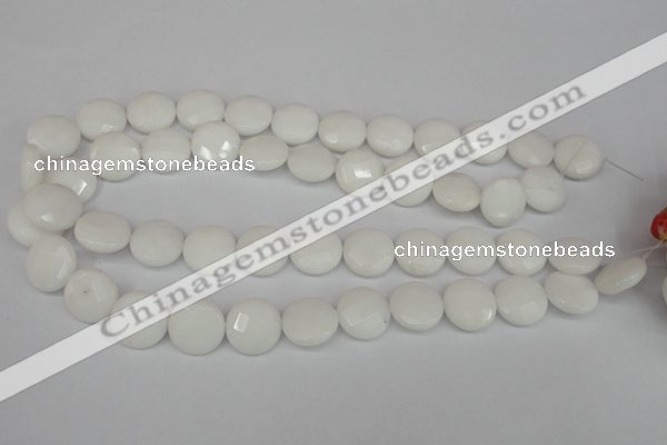 CCN2233 15.5 inches 16mm faceted coin candy jade beads wholesale