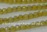 CCN2253 15.5 inches 4mm faceted round candy jade beads wholesale