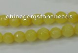 CCN2255 15.5 inches 8mm faceted round candy jade beads wholesale