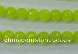 CCN2263 15.5 inches 8mm faceted round candy jade beads wholesale