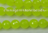 CCN2264 15.5 inches 10mm faceted round candy jade beads wholesale