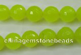 CCN2265 15.5 inches 12mm faceted round candy jade beads wholesale
