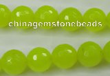 CCN2266 15.5 inches 14mm faceted round candy jade beads wholesale