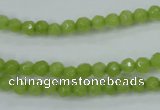 CCN2270 15.5 inches 4mm faceted round candy jade beads wholesale