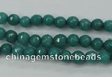 CCN2278 15.5 inches 4mm faceted round candy jade beads wholesale
