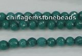 CCN2279 15.5 inches 6mm faceted round candy jade beads wholesale