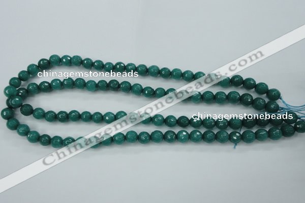 CCN2280 15.5 inches 8mm faceted round candy jade beads wholesale